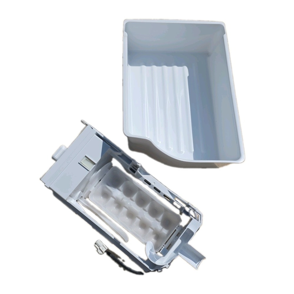 New OEM EMZ Frigidaire Refrigerator Ice Maker, Tray & Instructions A11127913